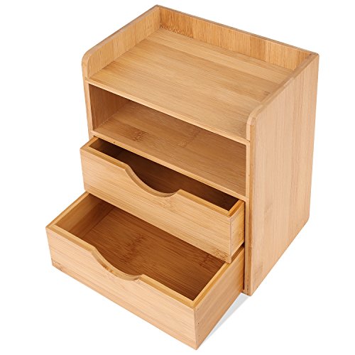 HOMFA Cajonera Escritorio de Bamb Organizador de Escritorio Cajonera para organizaci n 20x13x21cm HOMFA Cajonera Escritorio de Bamb Organizador de Escritorio Cajonera para organizaci n 20x13x21cm