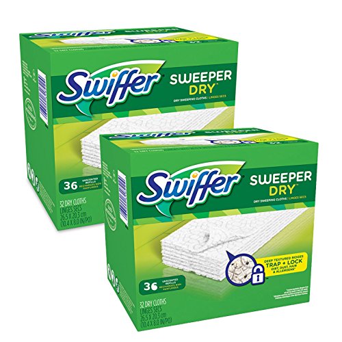 Preisvergleich Produktbild Swiffer TrockenWischtücher Nachfüllpack weiß Trockentücher (2er Set)
