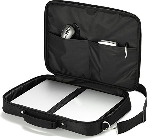 Dicota D30447-V1 Mulitbase 15-17.3 „- Leichtes Polyester Clamshell Design mit gepolstertem Hauptfach und Metall, Drahtbügel, für Notebook - 3