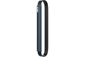 MoKo Custodia per Apple Pencil PRO/USB-C, Apple Pencil di 1a/2a Gen., Custodia per Penna Stilo Custodia con Cerniera in Pelle PU con Fascia Elastica per Tablet da 9,7"-12,9",Indaco