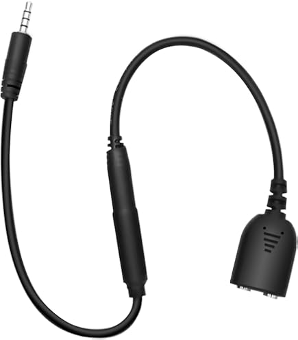 Cavo Adattatore Radio Universale A 2 Vie Da 3,5 Femmina A 2