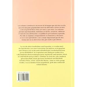 Diccionario de refranes. Español y alemán: Sprichtwörterbuch. Deutsch und Spanisch (Lexicografía)
