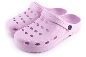 R-ISLAND Clogs Classic Sabots pour femme, EVA, imperméable, pour travail, santé, cuisine, piscine, plage, etc