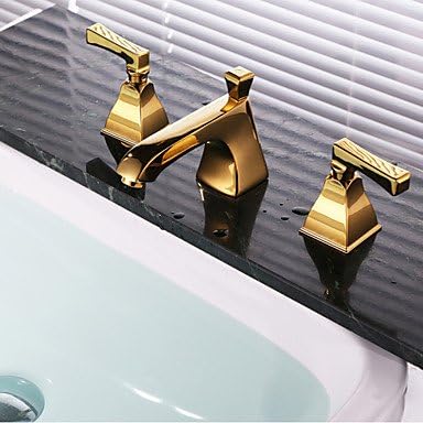 JinRou Modern and stylish Shower Mixer Shower Faucet / Bathtub Faucet / Bathroom Sink Faucet-Contemporary-Waterfall-Brass(Gold)