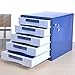 Produktbild CHENGYI 5 Schichten Aktenschränke abschließbar Desktop Büro Metall Aktenschränke Schublade Schrank Daten Aufbewahrungsbox