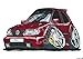 Produktbild VW Polo – Rot – Koolart Premium Qualität Mauspad 0138