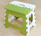 F-Eshion 1pc * kleine tragbare Kunststoff Klappstuhl * zufällige Farbe - 2