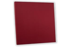KEYHELM Pannello Fonoassorbente Flat Panel Quadro (60x60cm, 120 Rubino)