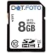 Produktbild Dot.Foto Extreme SDHC 8Gb Class 10 UHS-1 (bis 80MB/s Lesen) Speicherkarte für Canon EOS-1D Mark III | EOS-1D Mark IV | EOS-1Ds Mark III | EOS 5D Mark III | EOS 5DS | EOS 5DS R | EOS 6D | EOS 7D Mark II | EOS 60D | EOS 70D | EOS 100D | EOS 450D | EOS 500D | EOS 550D | EOS 600D | EOS 650D | EOS 700D | EOS 750D | EOS 760D | EOS 1000D | EOS 1100D | EOS 1200D | EOS 8000D / EOS C300 | EOS C300 PL | EOS C500 | EOS C500 PL / EOS M | M2 | M3