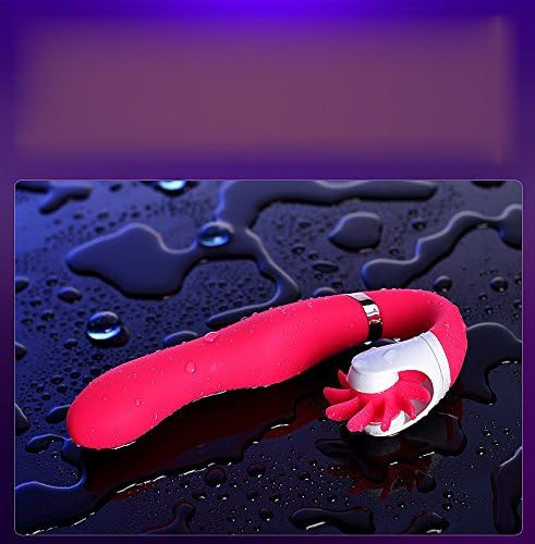 QWEYTT Adult taste of women's self-stick supplies vibration comfort (licking bottom massage stick vibration AV stick, in a soft warm red.