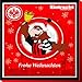Produktbild Eintracht Frankfurt Premium Schoko-Adventskalender, Weihnachtskalender (200g), mit 25 großen Schoko-Talern mit einem tollen Vereinsposter und GRATIS Aufkleber