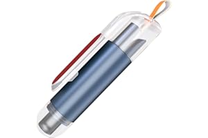 YINGJEE Martillo de Seguridad para Coche, Martillo de Emergencia con Cuchilla (Azul)