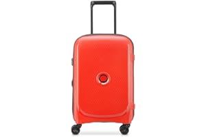 DELSEY PARIS - Belmont Plus - Valise Cabine Rigide Extensible - 55x35x27cm - 39 litres - S - Rouge fane