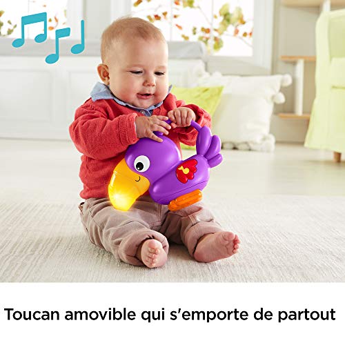 Fisher-Price Tapis Musical d'Éveil de la Jungle pour Bébé, avec Plus de 10 Jouets et Activités, Musique et Lumières Dansantes, dès la Naissance, DFP08 – Image 6