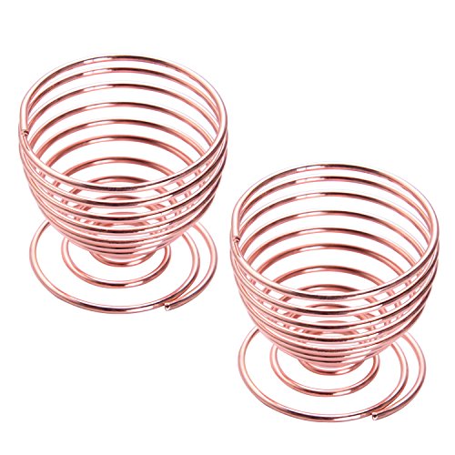 Mudder Beauty Blender Sponge Holder Makeup Drying Stand Sponge Puff Holder Rack, Rose Gold, 2 Pieces
