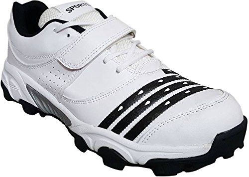 Sports CS-765 White Cricket Shoes Rubber Sole RS.1199.00