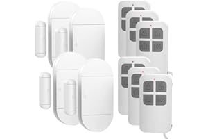 CHATTHEN Fensteralarm, eMylo Intelligent Einbruchschutz Türalarm mit 120dB Signalton, Drahtlose Home Security Alarmanlage für Türen, Fenster und Schränke, Wohnungen und Büro(4 Stück)