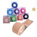 Produktbild Kinesiologie Tape Sport Body Physio Tapeverband 5m x 5cm,8 Farben auswählbar Goalwoo Tape für Nacken Schulter Rücken Arm Ellenbogen Handgelenk Schenkel knie Knöchel Fuß, inkl.freier Haftmagnet