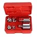 Produktbild OCGIG 6 Pcs Impact Adapter und Reducer Set Drive Socket Adapter Konverter für Impact Driver Conversions, Red Case