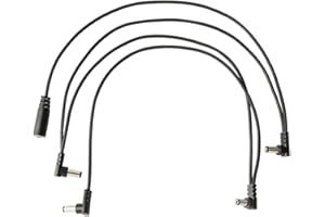 ROCKBOARD Flat Daisy Chain 4 Outputs, gewinkelt