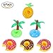 Produktbild Lavendei 6 Stück Aufblasbar Becherhalter Getränkehalter Dosenhalter Flaschenhalter für Summer Poolparty Sandparty Deko (1 Ananas + 2 Coco + 3 Donut)