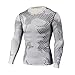 Produktbild Herren Sport Oberteile FORH Männer Camouflage Unterhemd Langarm-Kleidung Tight Trocknen Tops Muskelshirt für Training Gym Fitness & Bodybuilding