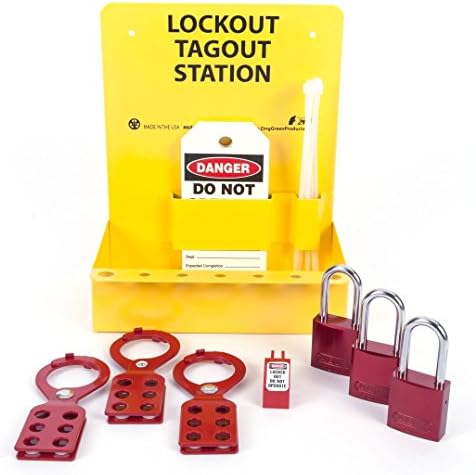 ZING 2723 RecycLockout Mini Lockout Station with Aluminum Padlocks - Stocked