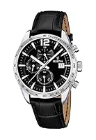 Festina Herren-Uhren Analog Quarz Leder ...