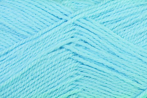 5er Packung Gründl Wolle LISA Premium vormals Lisa uni, NEUE Qualität, 50 g, 100 % Polyacryl, Farbe 08 hellblau