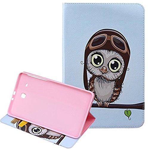 AYASHO® Samsung Galaxy Tab E 9.6 Hülle T560 T561 Case - Neue Ultra Schlank PU Leder Hülle Tasche Case Smart Shell Cover Schutzhülle Etui Tasche mit Standfunktion für Samsung Galaxy Tab E T560 / T561 / T565 (9,6 Zoll) Tablet, M11