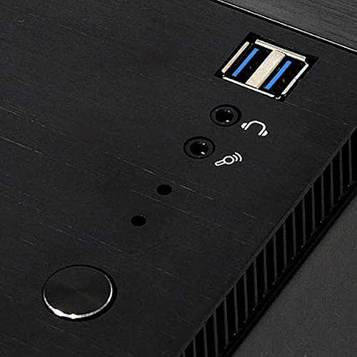 SilverStone SST-SG06BB-Lite – Sugo Mini-ITX kompaktes Cube Gehäuse, schwarz - 7
