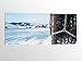 Produktbild Alu-Dibond Schneeketten Autoreifen Winter Schnee 100x40cm Bild auf Aluminium AluDibond UV Druck gebürstet Wandbild Metall Effekt 16A3858, Alu Gr. 2:100x40cm