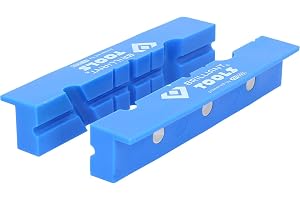 BRILLIANT TOOLS BT156940 Skyddsbackar till skruvstycke med spår, 2 delar, plast [Powered by KS TOOLS]