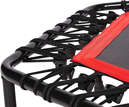 SportPlus Fitness Trampolin, Bungee-Seil-System, Ø 110 cm, bis 130 kg Benutzergewicht - 4