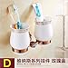 Produktbild STAZSY Europäisch anmutenden antiken schwarzen Pinsel in die Zahnbürste Cup Continentalcup golden rose gold Retro-Cup-Doppelhalter auf Becher Regale Metall Anhänger rose gold