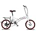 Produktbild XQ 1615URE Faltbare Fahrrad 16 Zoll Erwachsene Faltrad 6-Variable Geschwindigkeit Ultraleicht Dämpfung Männer Und Frauen Student Kinder Fahrrad ( Farbe : #1 )