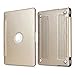 Produktbild 3C-LIFE Pu Leather Front and Back Hard Shell Cover Plus Sight Protection Screen Film for MacBook [Gold,MB Air13(2015)]