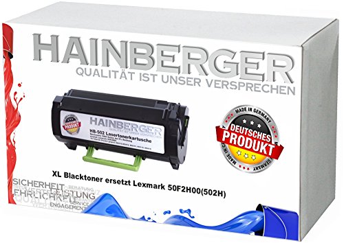 Hainberger Premium Toner 5000 Seiten für Lexmark MS310d MS310dn MS410d MS410dn MS510dn MS610de MS610dn MS610dte 50F2H00 502H