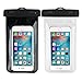 Produktbild Wasserdichte Hülle, Acelive 2 Pack Wasserdichte Case Tasche Hülle Beachbag fur iPhone 6S 6S Plus 6 6 Plus SE 5S 5 5C Samsung LG Sony Huawei Unterwasser Hülle mit Handy 4,0 - 5,5 Zoll