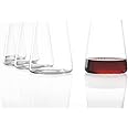 Stolzle Lausitz Power German Made Crystal Stemless Red Wine Glass, Set of 4