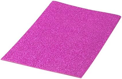 Pryse EVA Rubber with Glitter, 40 x 60 cm, Pink Purpurea