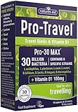 Natures Aid Pro-Travel Combining Pro-30 Max and Vitamin B1 Capsules (30 Billion Live Cultures, 8 Strain Probiotic, 15 Day Supply, Vegan Society Approved, Made in UK)