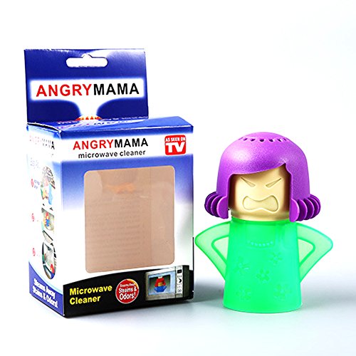 Preisvergleich Produktbild Mikrowelle Dampfreiniger Angry Mama violett