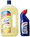 Lizol Disinfectant Floor Cleaner Citrus - 975 ml with Free Harpic Power Plus Toilet Cleaner- 200 ml (Any Variant) RS.149.00