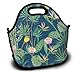 Produktbild Aoliaoyudonggha Summer Seamless Tropical Pattern with Cactus Flowers Portable Lunch Tote Bags, Takeaway Lunch Box, Outdoor Travel Fashionable Handbag for Men Women Kids Girls