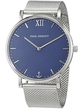 Paul Hewitt Unisex-Armbanduhr Analog Quarz Edelstahl PH-SA-S-St-B-4S