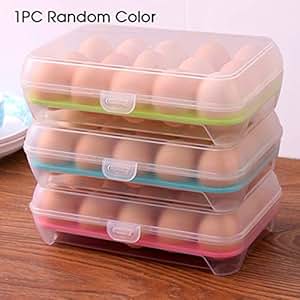 Amazon.de: Eierbehälter für Küche/Kühlschrank / Eierhalter, Kunststoff