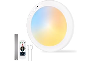 Goodea 25 cm batteridriven lampa med rörelsesensor 8000 mAh, 3CCT dimbar & timer