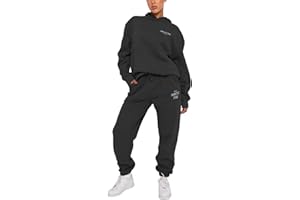 GENERIC White Fox Dupe Hoodie Tracksuit Womens Leisure Suits Ladies 2 Piece Warm Outfit Full Set Activewear Gym Wear Jogger Track Suits Womens Clothes