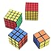 Produktbild SKNSM Lustig Magic Cube Set, 4 Stück Classic Magic Cube Spielzeug Set 2x2x2 und 3x3x3 4x4x4 und 5x5x5 PVC Aufkleber Block Puzzle Speed Cube als Geschenk
